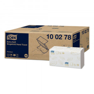 Servetele Tork albe pliate Extra Soft Premium 2 straturi 200Buc/Pac - Img 2