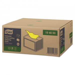 Lavete profesionale de curatare Tork Galbene Long-Lasting - Img 3