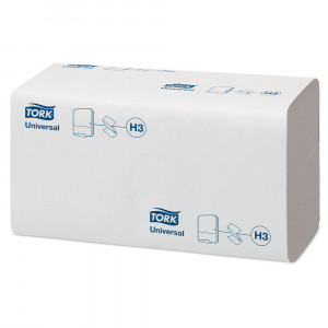 Servetele Tork albe pliate 1 pliu 200Buc/Pac - Img 1