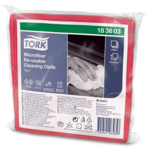 Laveta din Microfibra Tork Rosie Reutilizabila - Img 1