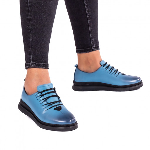 Pantofi dama 40873 mavi