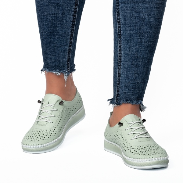 Pantofi dama casual 102 N verde