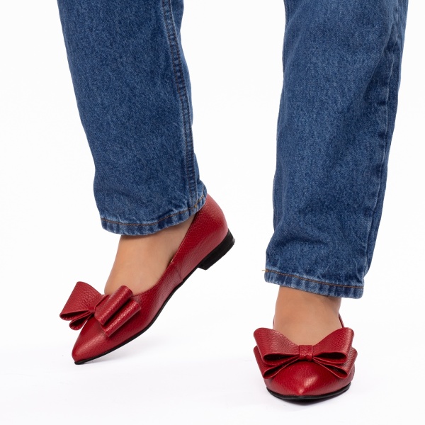 Pantofi dama casual 340 rosu