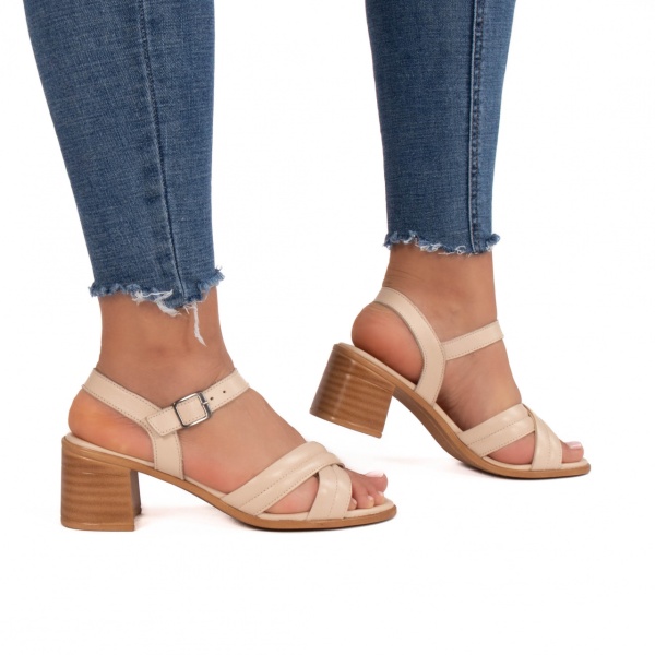 Sandale dama 429 bej