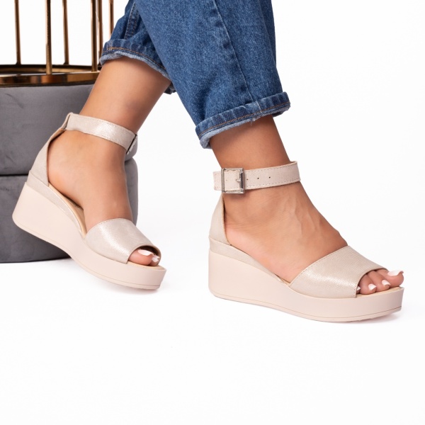 Sandale dama 959 bej S
