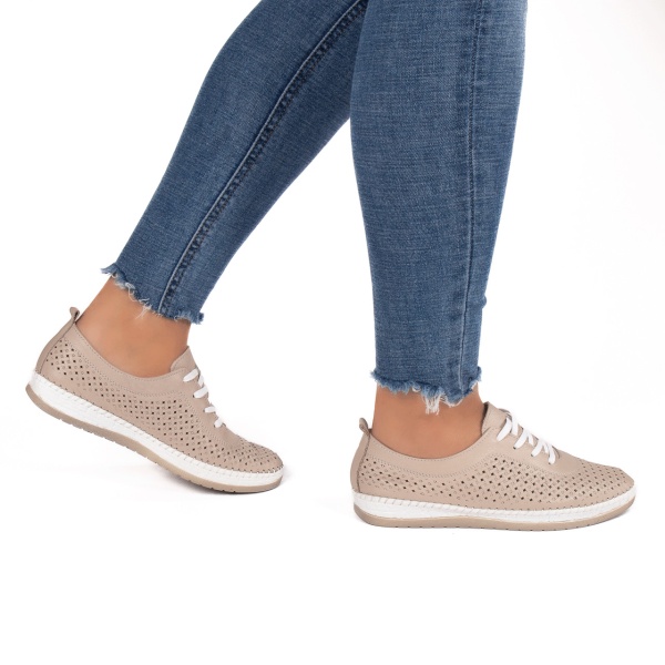 Pantofi dama casual 102 nude