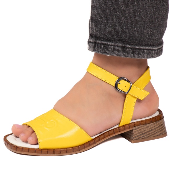 Sandale dama 938 galben