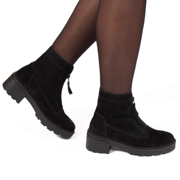 Ghete dama 050 negru velur