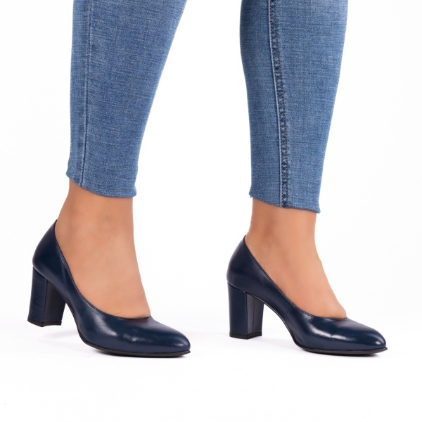 Pantofi dama eleganti 3015 albastru