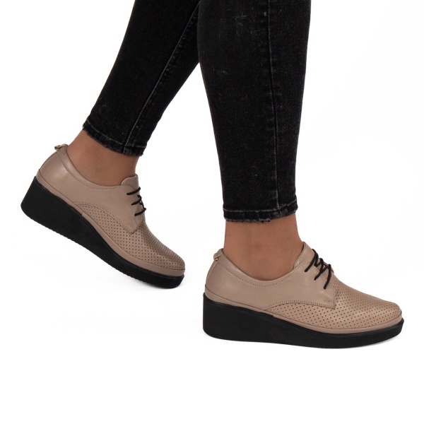 Pantofi dama casual 918-1 vizon