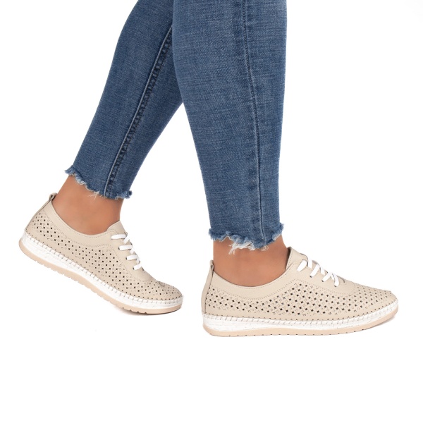 Pantofi dama casual 102 bej