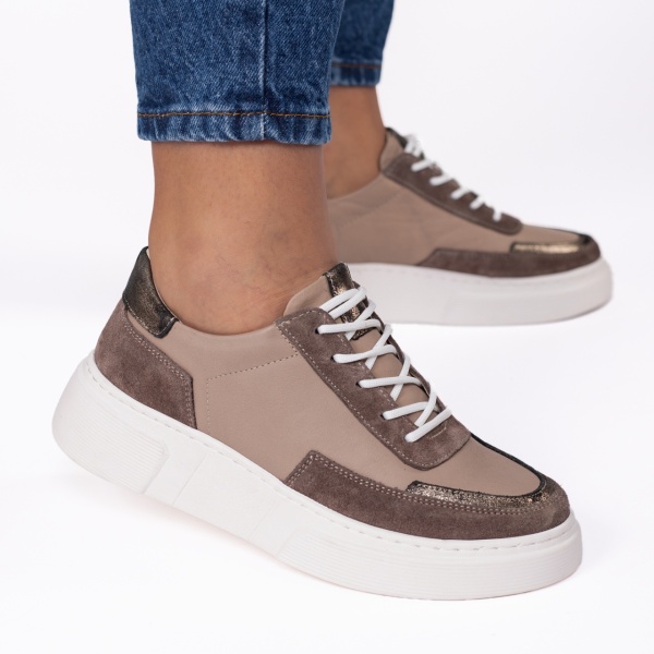 Pantofi casual sport 4228 vizon