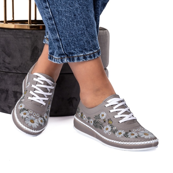 Pantofi dama casual 111 nude