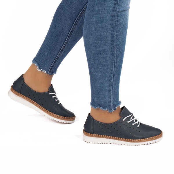Pantofi dama casual 900 albastru