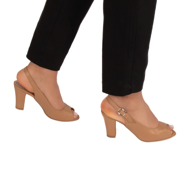 Pantofi eleganti dama 1764 crem
