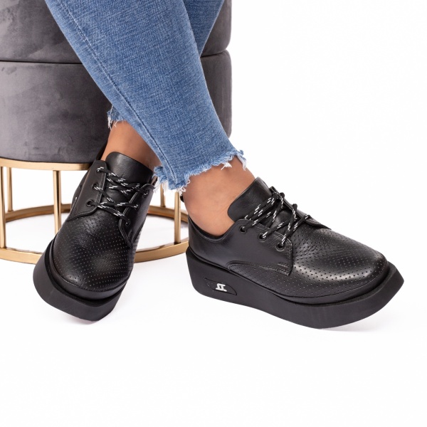 Pantofi dama casual 2050 L negru