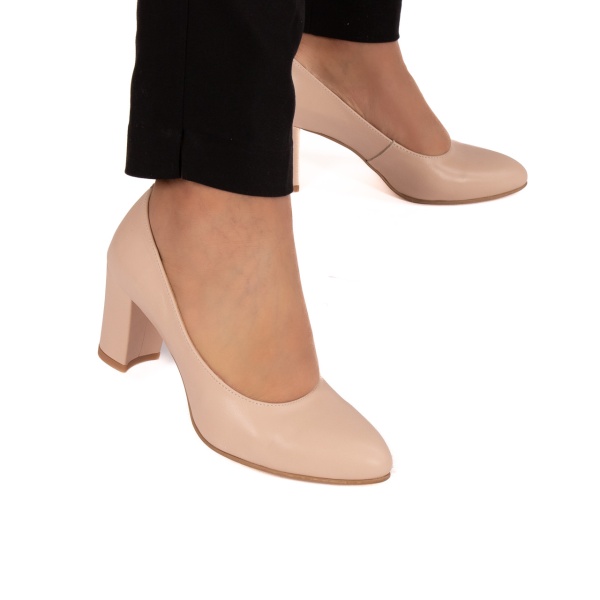 Pantofi eleganti dama 1607 nude