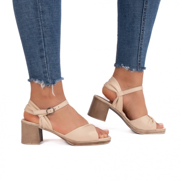 Sandale dama 601 bej