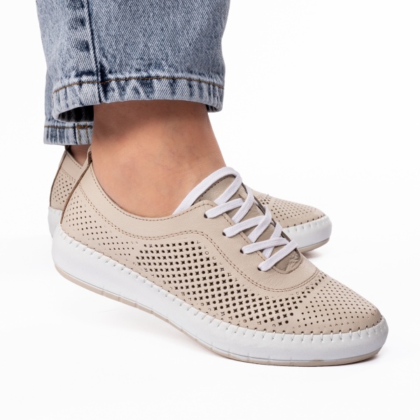 Pantofi dama casual 129 bej