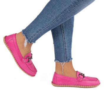 Pantofi dama casual 062 fuxia - Img 2