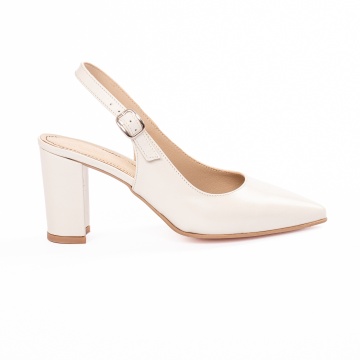 Pantofi dama eleganti 1750 bej - Img 2