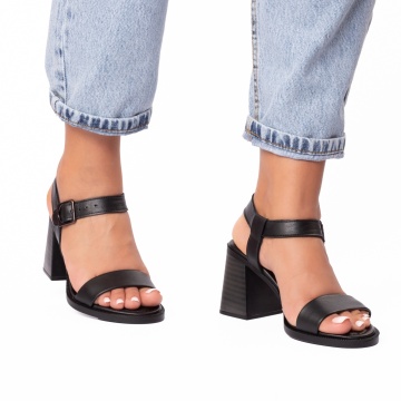 Sandale dama 654 negru - Img 2