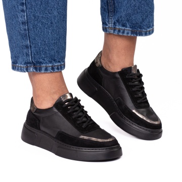 Pantofi casual dama 4228 negru - Img 2