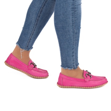 Pantofi dama casual 062 fuxia - Img 1