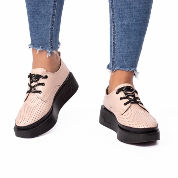 Pantofi dama casual 2050 L pudra - Img 2