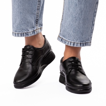 Pantofi dama casual 918 negru - Img 3