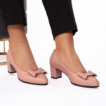Pantofi dama 1506-R nude - Img 1