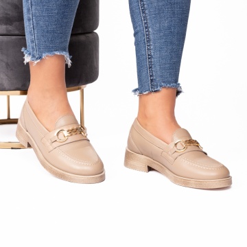Pantofi dama casual Ale bej - Img 1