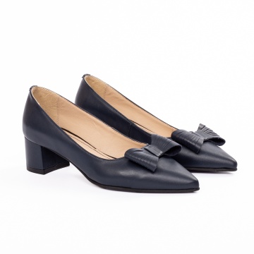 Pantofi dama 1506 albastru - Img 2