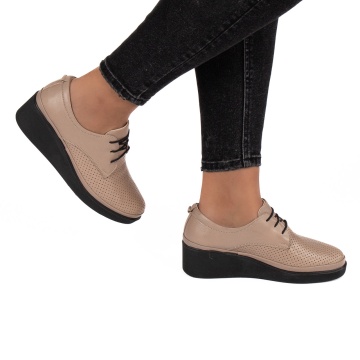 Pantofi dama casual 918-1 vizon - Img 2