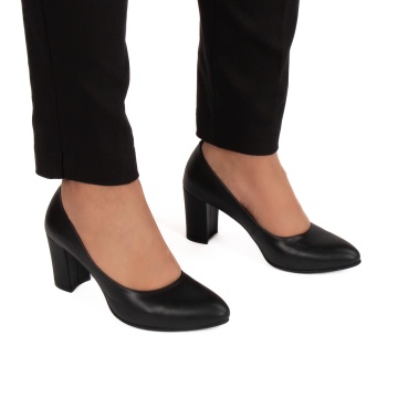 Pantofi eleganti dama 1607 negru - Img 1
