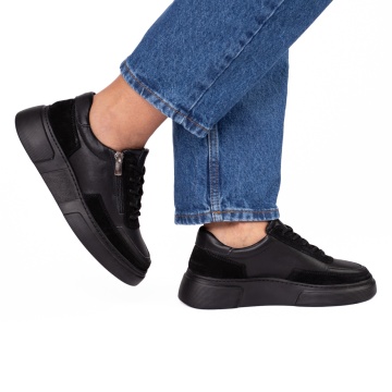 Pantofi dama casual 4229 negru - Img 3