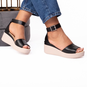 Sandale dama 959 negru - Img 2