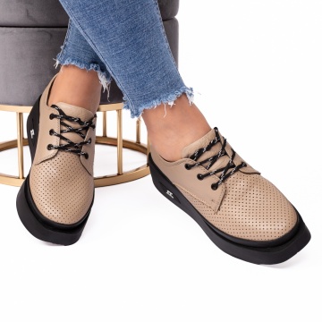 Pantofi dama casual 2050 L bej - Img 3