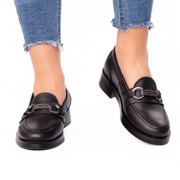 Pantofi dama casual Ale negru - Img 2