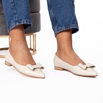 Pantofi dama casual 308 bej - Img 2
