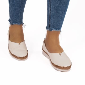 Pantofi dama casual 901 bej - Img 3
