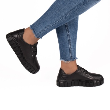 Pantofi dama casual 2002 negru - Img 2