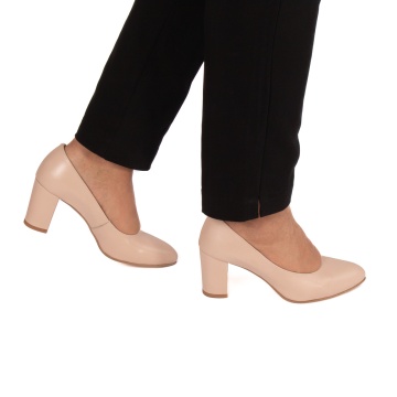 Pantofi eleganti dama 1607 nude - Img 2