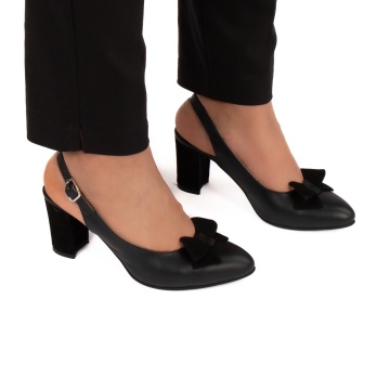 Pantofi eleganti dama 1782 negru - Img 1