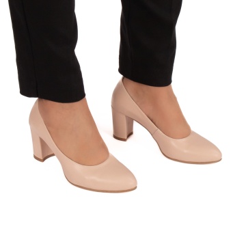 Pantofi eleganti dama 1607 nude - Img 3