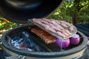 Gratar inalt din otel inoxidabil EasySpin Elevated Cooking Grate 56 cm, SNS GRILLS - Img 2