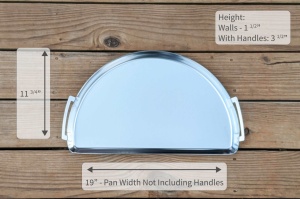 Tigaie pentru gratar Drip 'N Griddle Pan - Deluxe, SNS GRILLS - Img 2