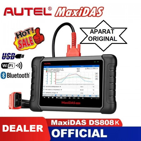 Tester auto Profesional Autel Maxidas DS808 Full KIT => Update Online, Produs Original