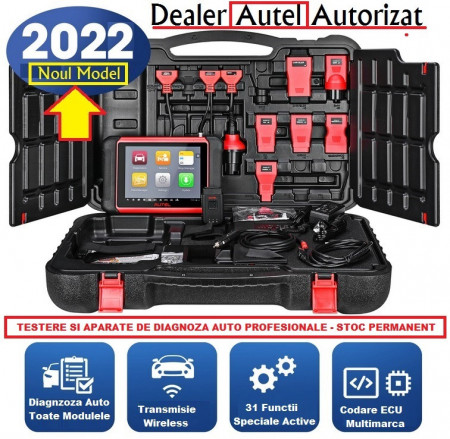 NOUL AUTEL MaxiSYS MK906BT Wireless Tester Auto Profesional Universal Produs Original 100%, Dealer Autorizat EU