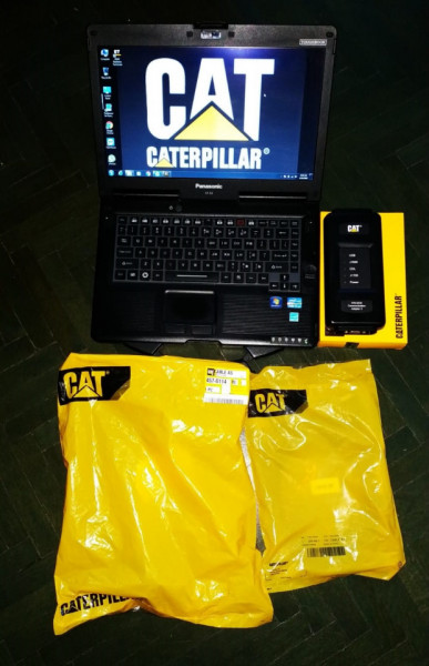 Tester CATERPILLAR CAT3 OEM - Utilaje, Tractoare, Taf, Excavatoare - Aparat original dedicat, Laptop Panasonic militar inclus in pret